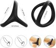 Tornado double ring locking fine ring for Longer Harder Stronger Erection;  Improve Sexual Performance;  Sex Toys for Men Massager Adult Sex Toys for